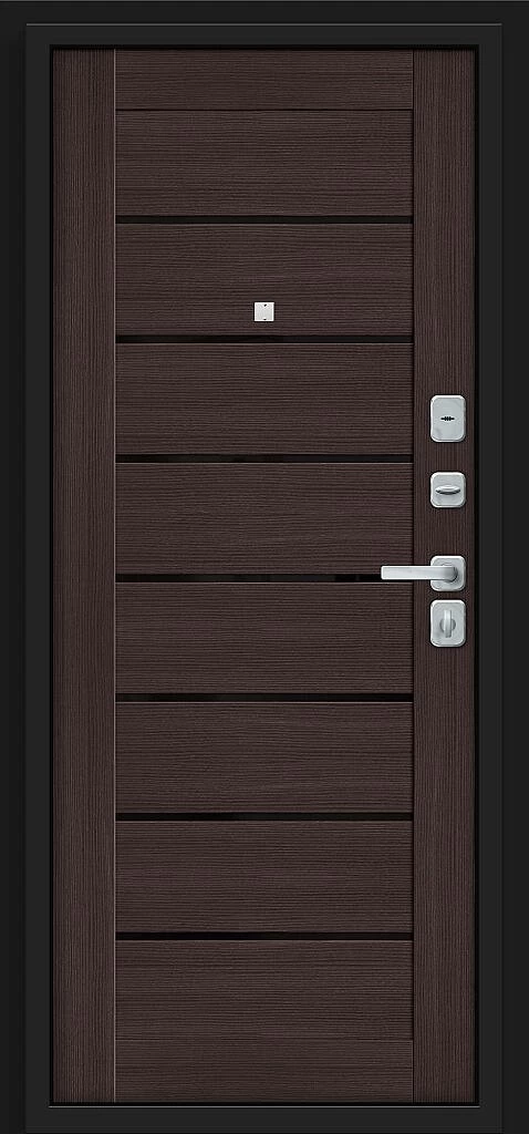 Входная дверь Прайм/BChrome Almon/Wenge Melinga BR6167 внутренняя сторона